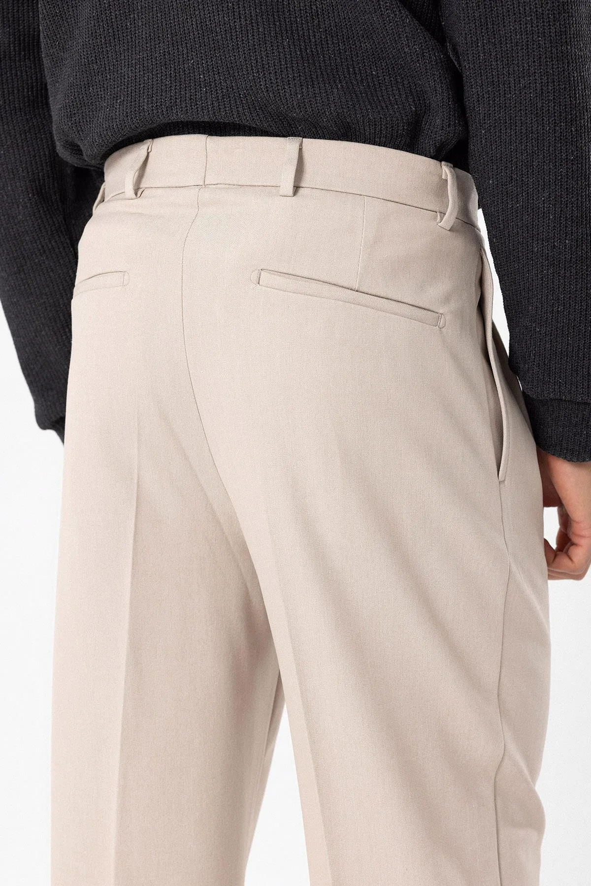 ANT High Waist Pleated Comfortable Fit Men's Trousers - Lucerne