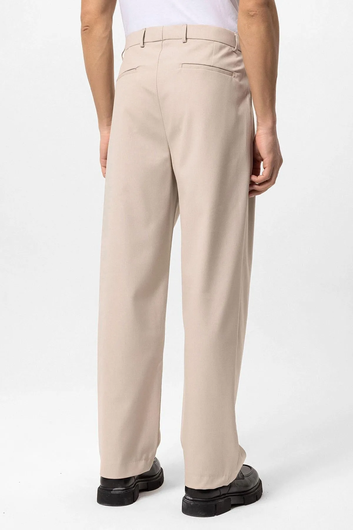 ANT High Waist Pleated Comfortable Fit Men's Trousers - Lucerne