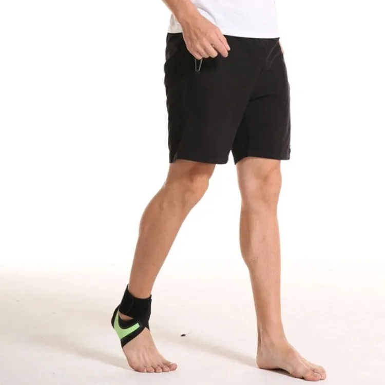 Neoprene Sports Ankle Support Ankle Compression Fixed Support Protective Strap, Specification: Left Foot (Green)